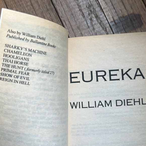 Eureka paperback by William Diehl, crime mystery/historical fiction - Picture 4 of 16